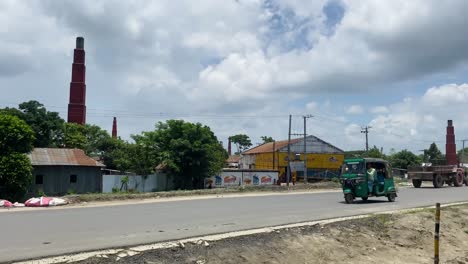 Traditional-rice-mill-factory-with-chimney