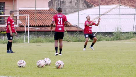 Paranoa-Esporte-Clube-professional-footfall-team-at-practice---slow-motion