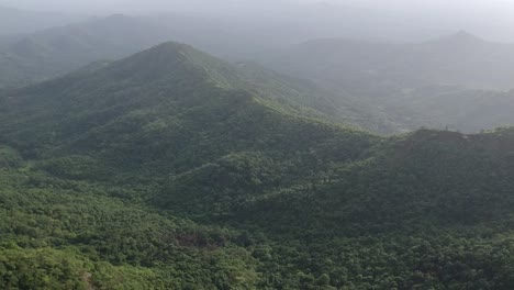 Aerial-footage-of-Gaganbawda-Ghat-in-Kolhapur,-India-\-Western-Ghats,-Road,-Nature,-Travel