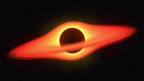 Nähert-Sich-Einem-Großen-Schwarzen-Loch