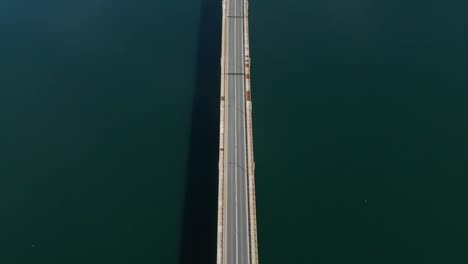 Techniti-Limni-Polifitou--Empty-bridge-over-Polifitou-Lake-in-Greece