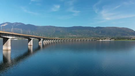 Techniti-Limni-Polifitou--Bridge-over-Polifitou-Lake-in-Greece
