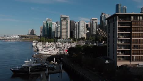 A-Drone-shot-of-the-Pier-in-Vancouver