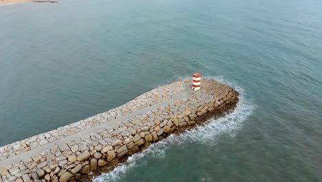 Lighthouse-on-a-Pontoon-with-Waves-Crashing