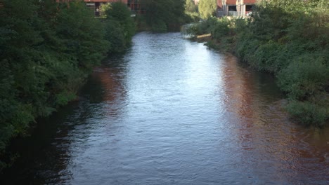 A-river-flowing-through-Kelham-Island-in-Sheffield