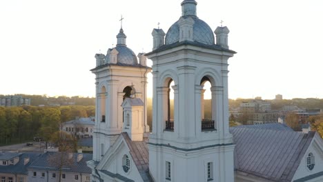 Drone-aerial-view-of-Carmelite-Church-of-St