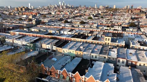 Rowhomes-in-USA-American-neighborhood-ghetto