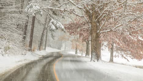 Schneefall-Im-Winter-Szene-Der-Blue-Ridge-Mountains-Asheville-North-Carolina