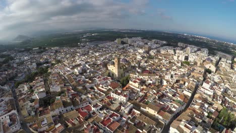Drone-shot-of-buildings-from-the-bird-eye-view-|-Spain