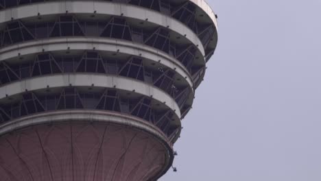 Base-jumpers-jumping-from-Menara-tower-in-Kuala-Lumpur