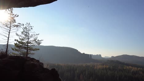Tree-in-front-of-beautiful-panorama-of-landscape-of-saxon-switzerland