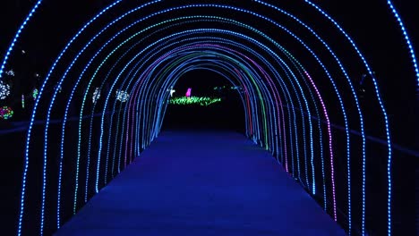 LED-Lighting-Festival-In-the-Park-Tunnel-–-Mixed-Colours