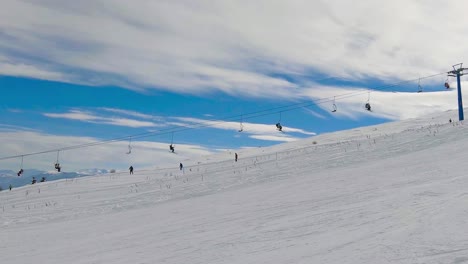 Skilifte-In-Einem-Skigebiet