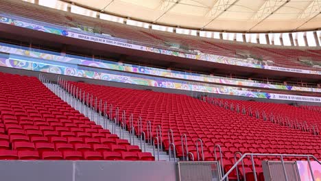 Static-shot-looking-out-at-the-empty-seats-in-the-Mane-Garrincha-Stadium