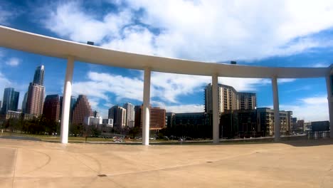 A-nice-sweeping-shot-from-the-long-center-framing-the-skyline-nicely-against-the-beautiful-blue-sky