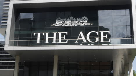 El-Edificio-Del-Periódico-Age,-Melbourne,-Australia