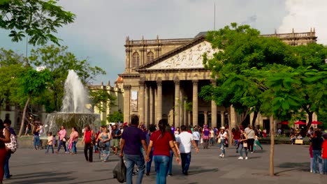 Blick-Auf-Das-Degollado-Theater-In-Guadalajara,-Mexiko