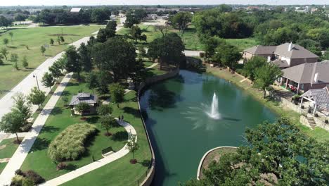 This-is-an-aerial-video-of-the-River-Walk-in-Flower-Mound-Texas