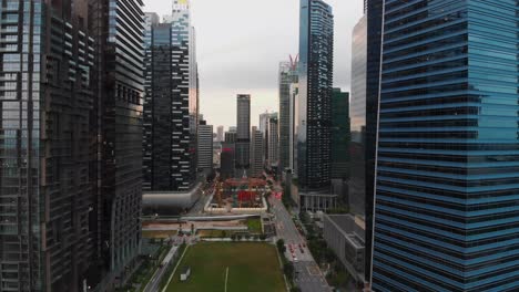 Singapore-Central-Business-District-rising-shot