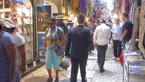 Mercado-En-La-Ciudad-Vieja,-El-Barrio-Musulmán