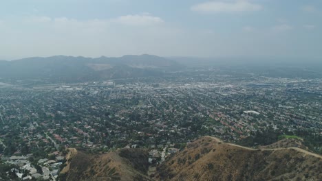 4K-60-FPS-Cinematic-Drone-footage-in-Glendale-Mountains-overlooking-Los-Angeles