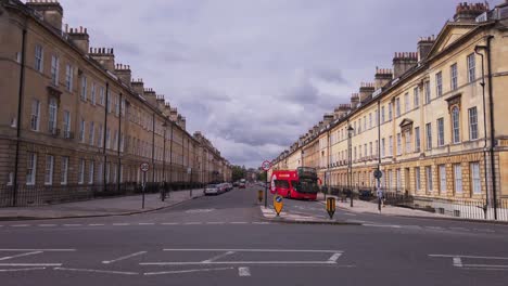 Great-Pulteney-Street,-Bath,-Großbritannien-Vom-Holburne-Museum