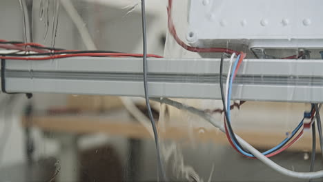 Slow-mo-of-windshield-wipers-being-tested-at-factory