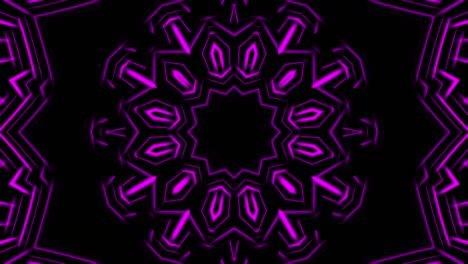 Vj-Schleife-Blumenfarben-Geometrischer-Hintergrund