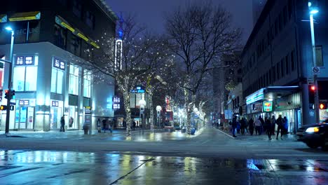 Decoración-De-Luces-Navideñas-En-El-Centro-De-Denver,-Colorado