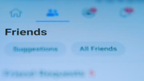 Überprüfung-Der-Freundesliste-In-Der-Facebook-App---Nahaufnahme