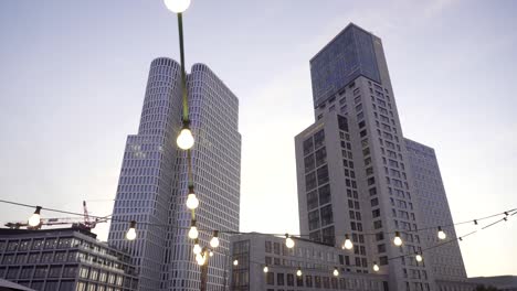 Famous-skyline-of-West-Berlin-city-at-twilight-with-romantic-light-chain