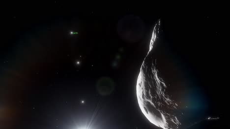 Asteroide-Bennu-Declarado-&quot;objeto-Peligroso&quot;-Por-Los-Astrónomos-Que-Vuelan-En-El-Espacio-Exterior