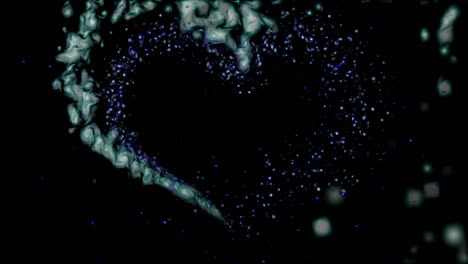 blinking-particle-love-shape-background