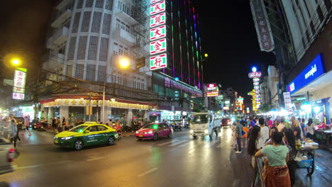 Bangkok-Thailand,-circa-:-China-Town-in-Thailand
