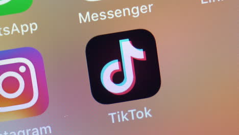 Using-TikTok-App-On-A-Smartphone