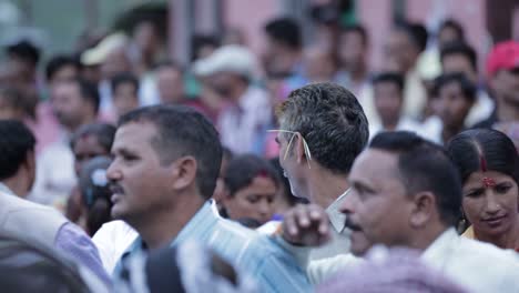 Indian-crowd-at-Indian-religious-festival---fair