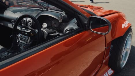 Arc-Shot-of-a-Nissan-Silvia-S15-at-Driftcon-Car-Show
