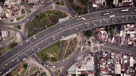 City-traffic-by-highway-and-big-roundabout