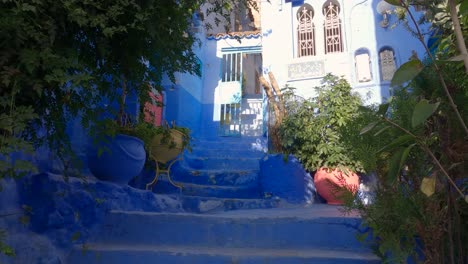 Unique-Chefchaouen,-Morocco,-architecture