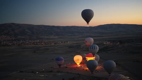 Capadocia,-Turquía-Al-Amanecer