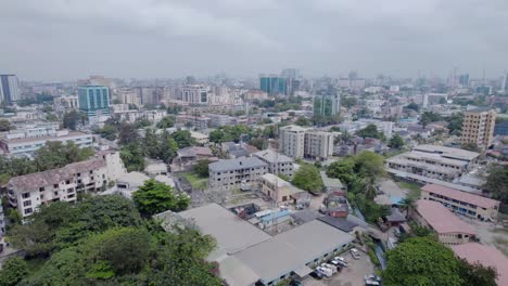 Victoria-Island,-Lagos-Nigeria--December-20-2022:-Cityscape-of-Victoria-Island,-a-luxurious-business-and-residential-district-in-Lagos