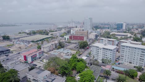 Victoria-Island,-Lagos-Nigeria--December-20-2022:-Cityscape-of-Victoria-Island,-a-luxurious-business-and-residential-district-in-Lagos