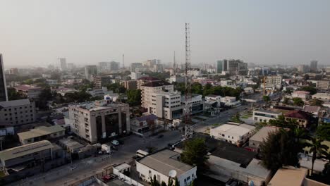 Victoria-Island,-Lagos-Nigeria--December-20-2022:-Cityscape-of-Victoria-Island,-a-luxurious-business-and-residential-district-in-Lagos