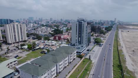 Victoria-Island,-Lagos-Nigeria--December-20-2022:-Cityscape-of-Victoria-Island,-a-luxurious-business-and-residential-district-in-Lagos