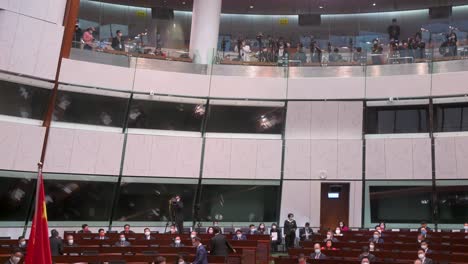 Tilting-shot-at-the-legislative-Council-main-chamber-as-former-Hong-Kong-Chief-Executive-Carrie-Lam-presides-over-the-oath-taking-ceremony