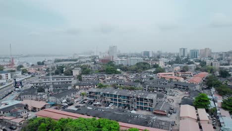 Victoria-Island,-Lagos-Nigeria--dezember-20-2022:-Stadtbild-Von-Victoria-Island,-Einem-Luxuriösen-Geschäfts--Und-Wohnviertel-In-Lagos