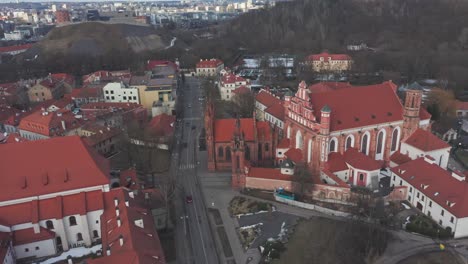 AERIAL:-Reveal-Shot-of-Church-of-St