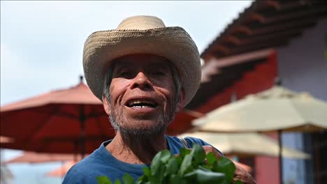 Un-Viejo-Vendedor-De-Verduras-Tradicional