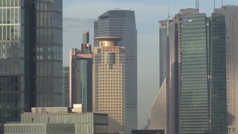 Skyscrapers-in-Lujiazui,-Shanghai,-China