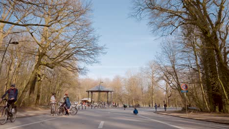 Autofreier-Teil-Des-Bois-De-La-Cambre-In-Brüssel